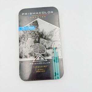 Prismacolor Premier Turquoise Art Pencils 12 Count Graphite Sketching Set